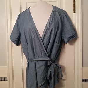 Loft Plus Wrap Top